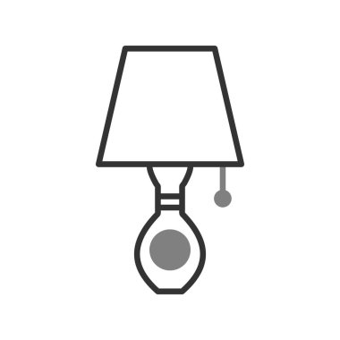 tablo lambası vektör illüstrasyonu