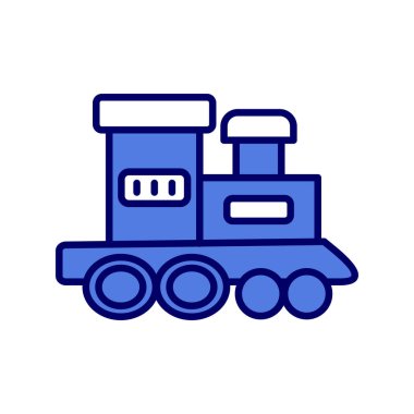 tren simgesi, vektör illüstrasyonu