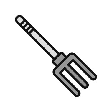 Bahçe tırmık vektör simgesi  