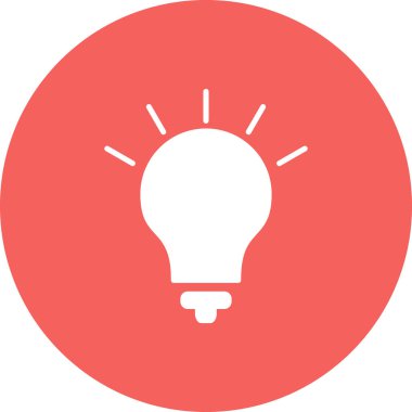 Fikir simgesi vektör illüstrasyonu