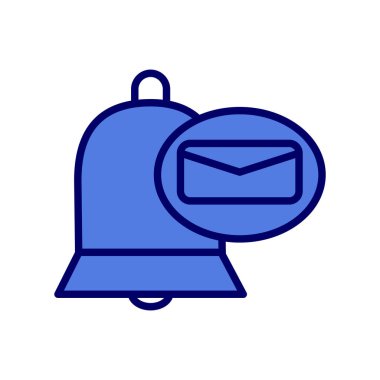 Bildirim simgesi, vektör illüstrasyonu