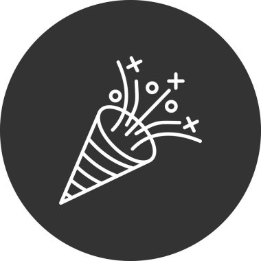 Konfeti kutsal kişilerin resmi, vektör çizim