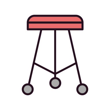 Dışkı simgesinin vektör illüstrasyonu