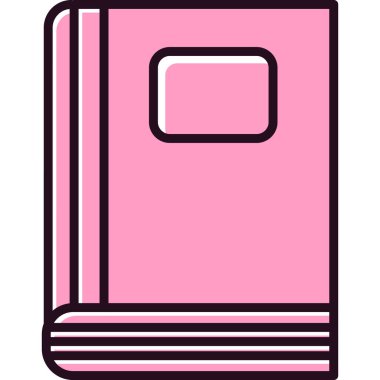 Kitap. Web simgesi basit tasarım