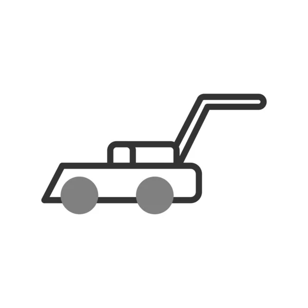 Vector Illustration Lawnmower Icon — Stock Vector