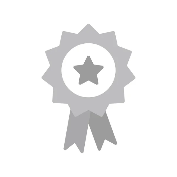 Toekenning Web Icoon Eenvoudige Illustratie Van Badge — Stockvector