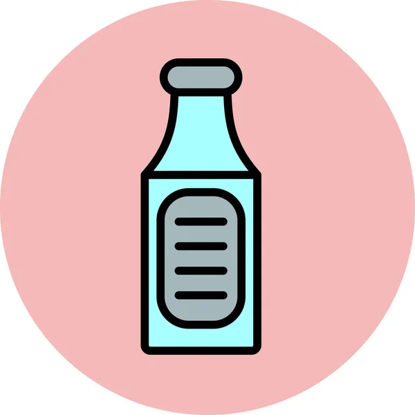 Milchflaschensymbol Vektor Illustration — Stockvektor