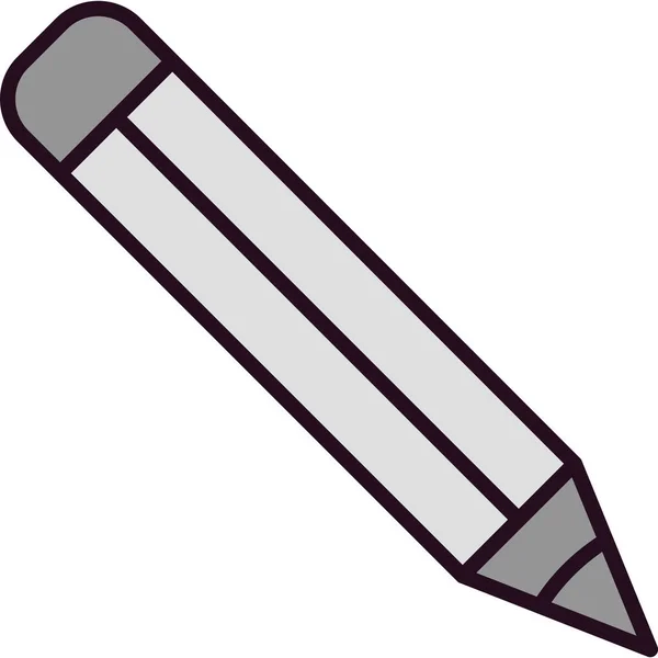 Ikona Ołówka Wektor Ilustracja — Wektor stockowy