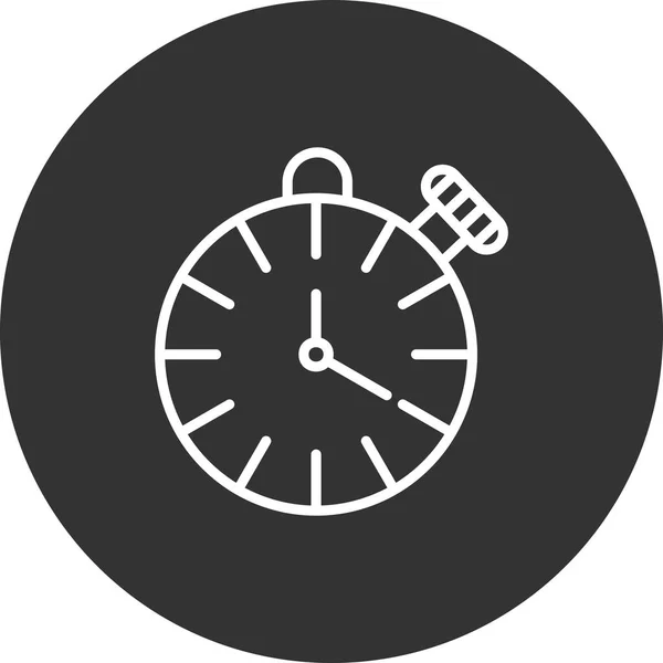 Stopwatch Pictogram Vector Illustratie — Stockvector