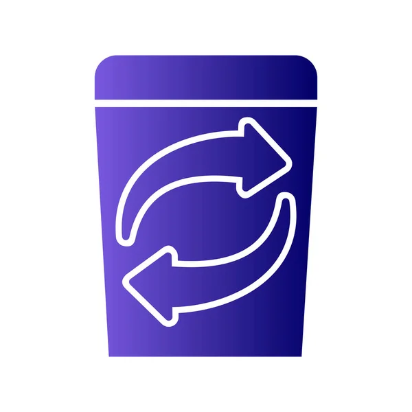 Recycle Icon Vector Illustration — Stock Vector