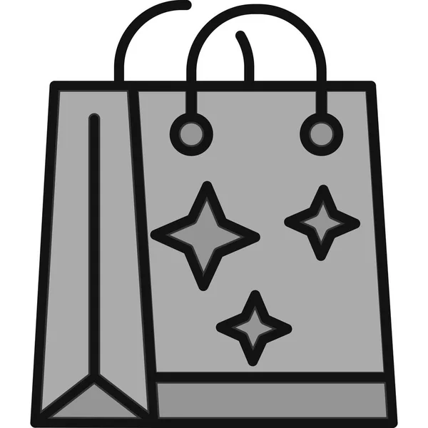Shoppingpåse Ikon Vektor Illustration — Stock vektor