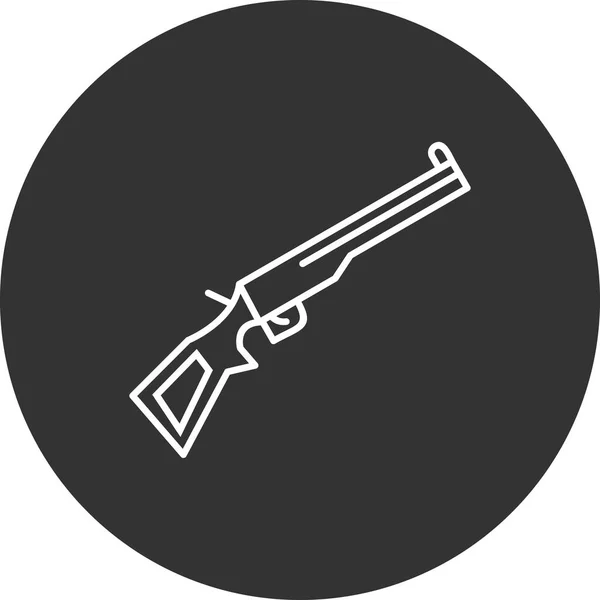 Waffe Web Symbol Einfache Illustration — Stockvektor