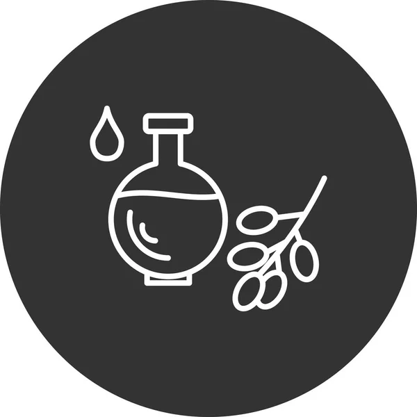 Ilustración Vectores Aceite Orgánico — Vector de stock