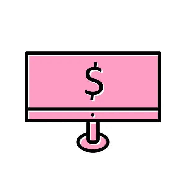 Geld Symbol Vektor Illustration — Stockvektor