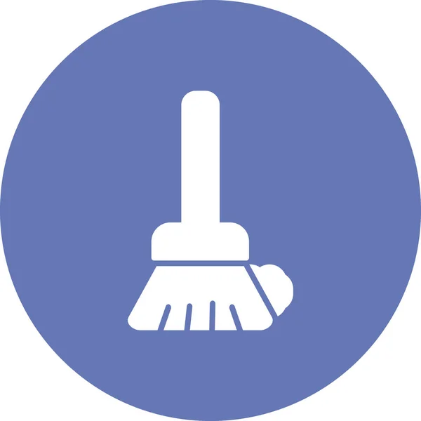 stock vector Broom icon vector illustration