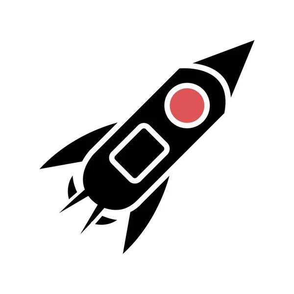 Rocket Icon Simple Design — Stock Vector