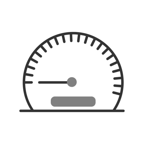 Hastighetsmätare Ikon Vektor Illustration — Stock vektor