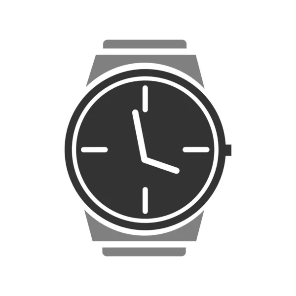 Ilustração Vetor Ícone Relógio Pulso —  Vetores de Stock