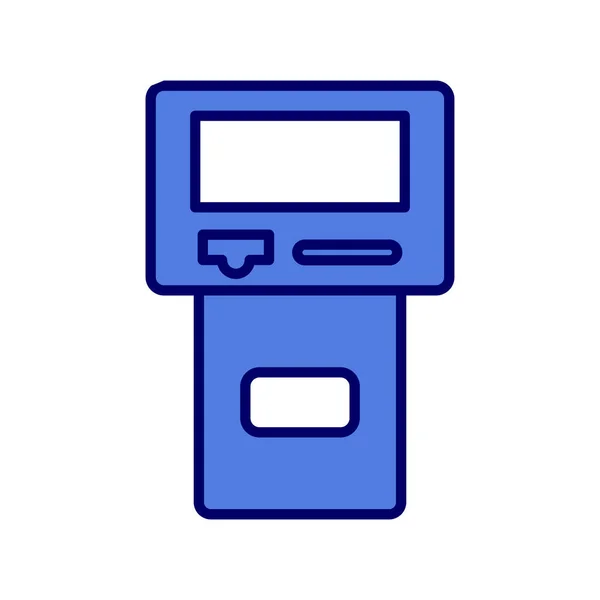 Atm Machine Icon Vector Illustration — Stock Vector