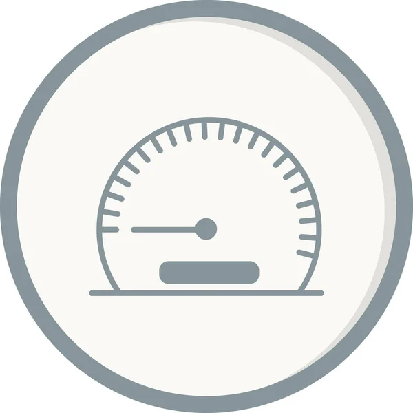 Speedometer Icon Vector Illustration — Stock Vector