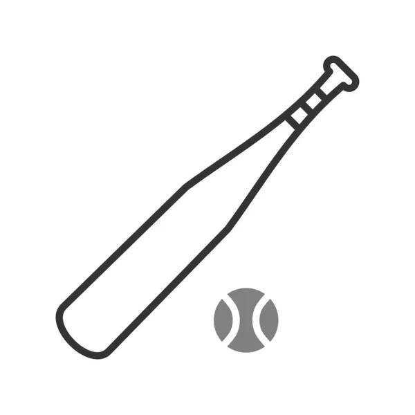 Icono Béisbol Ilustración Vectorial — Vector de stock