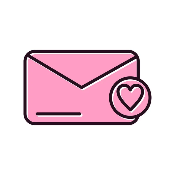 Envelope Vector Thin Line Icon — Stock Vector