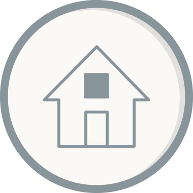 Ev simgesi vektör illüstrasyonu