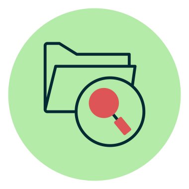 büyüteç, Arama vektörü çizimi