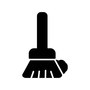 Süpürge simge vektör çizim