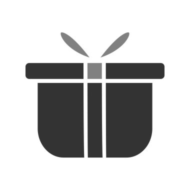 hediye simgesi, vektör çizimi 