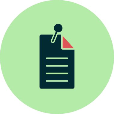 Kağıt, belge simgesi modada  