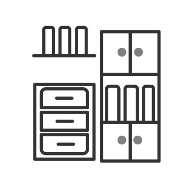 kabinenin vektör illüstrasyonu 