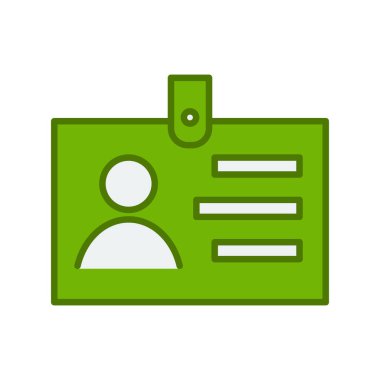 Kart simgesi, vektör illüstrasyonu