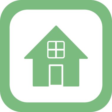 Ev simgesi vektör illüstrasyonu