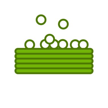 Top havuzu ikon vektör çizimi