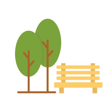 Bahçe ikonu vektör illüstrasyonu