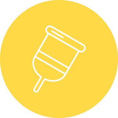 Adet Kupası ikonu vektör illüstrasyonu