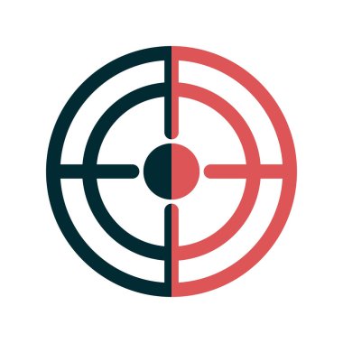 hedef simge vektör illüstrasyonu 