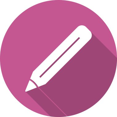 Kalem simgesi, vektör illüstrasyonu