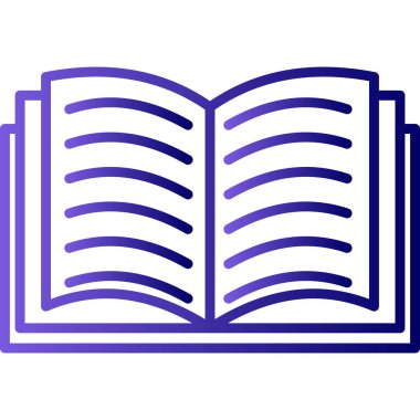 kitap simgesi vektör illüstrasyonu