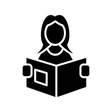 Simge ve vektör illüstrasyonunu oku