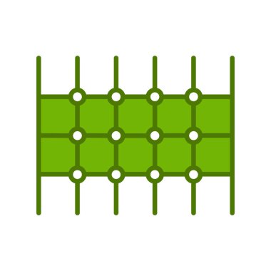 Net ağ simgesinin vektör illüstrasyonu 