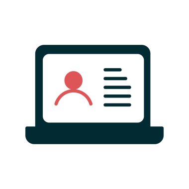 ícone de portfólio. ilustração vetorialPortföy simgesi. vektör çizim