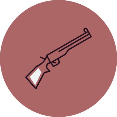 Silah. Web simgesi basit illüstrasyon 