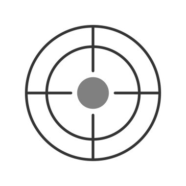 hedef simge vektör illüstrasyonu 