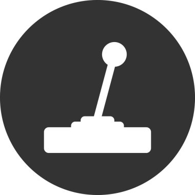 Joy Stick. Web simgesi basit tasarım