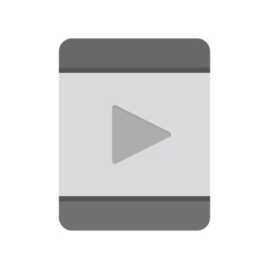 tablet. Web simgesi basit illüstrasyon