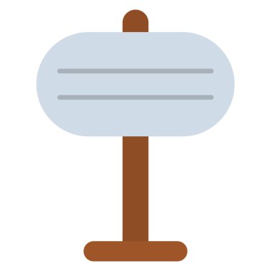 Bildirim Kurulu simgesi vektör illüstrasyonu 