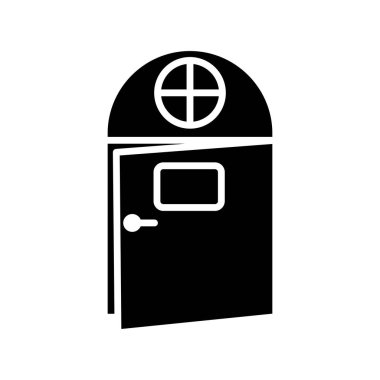 Kapılar. Web simgesi basit tasarım