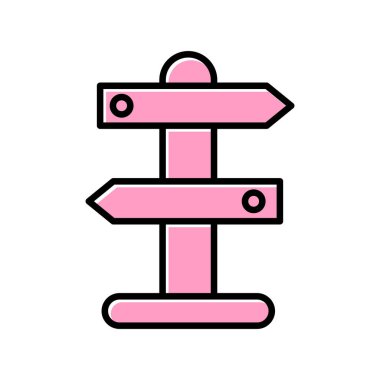 Sign Board icon vector illustration